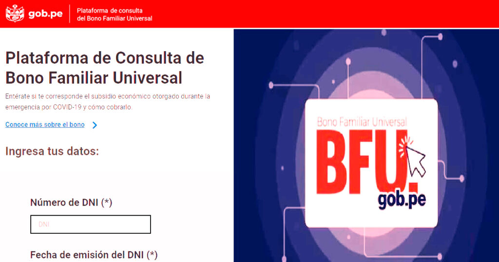 BFU Plataforma de Consulta de Bono Familiar 760
