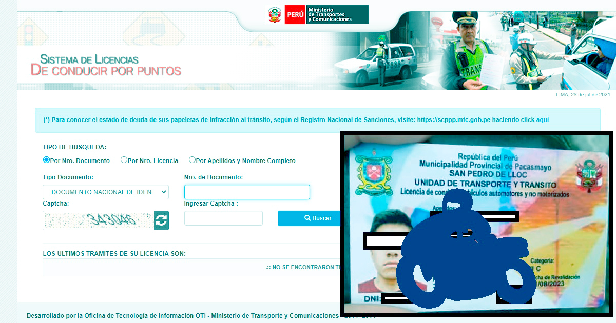 Cómo puedo saber si mi licencia de Moto es Legal