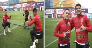 Christian Cueva se sumó a los entrenamientos a las órdenes de Ricardo Gareca