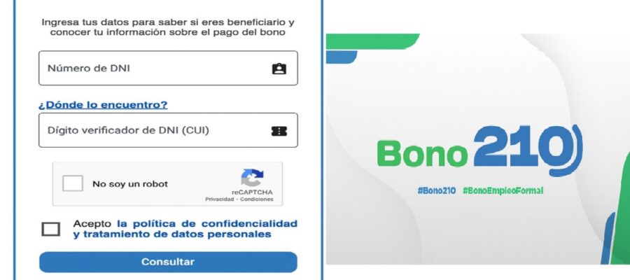 Consulta aquí si eres beneficiario del bono 210 soles