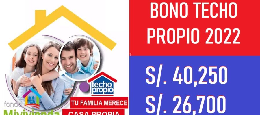 BONO TECHO PROPIO 2022