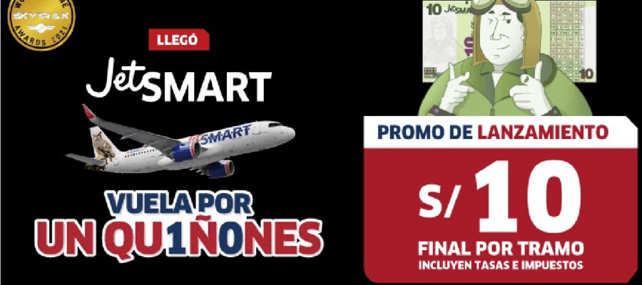 JetSMART vuelos a 10 nuevos soles