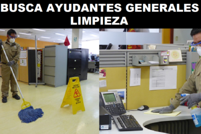 AYUDANTES GENERALES DE LIMPIEZA