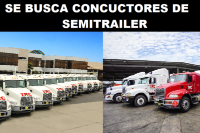 SE BUSCA CONCUCTORES DE SEMITRAILER