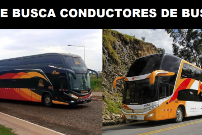 SE BUSCA CONDUCTORES DE BUS