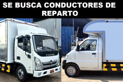 SE BUSCA CONDUCTORES DE REPARTO