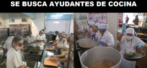 SE BUSCA AYUDANTES DE COCINA