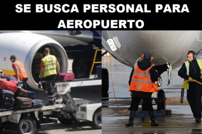 SE BUSCA PERSONAL PARA AEROPUERTO