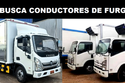 SE BUSCA CONDUCTORES DE FURGON