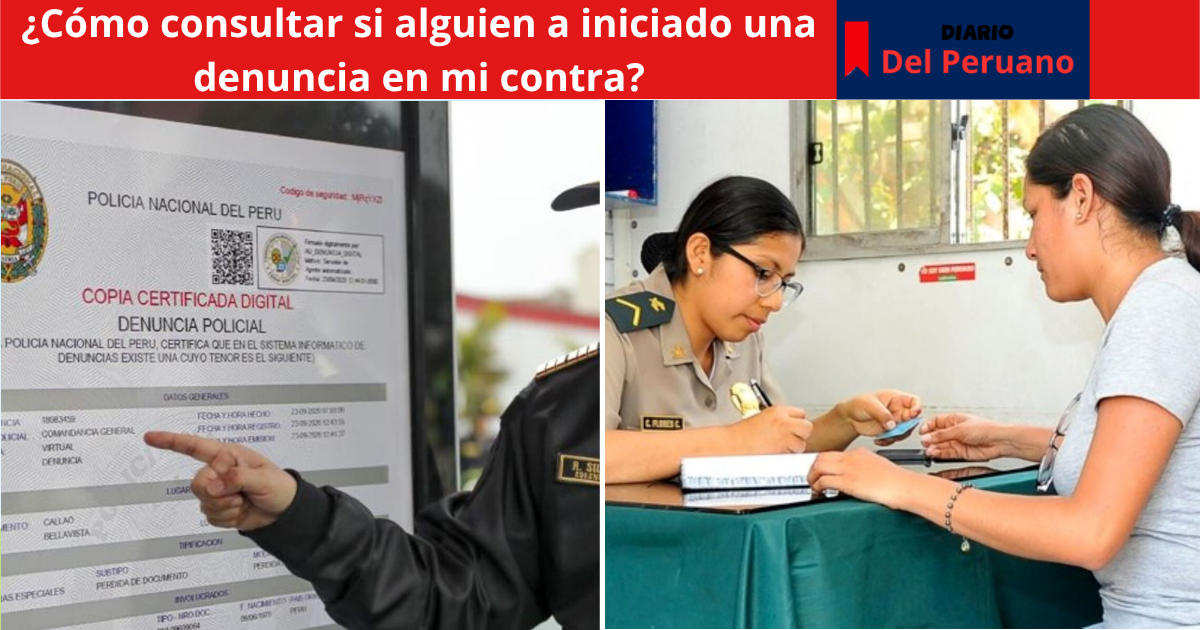 ¿Cómo consultar si alguien a iniciado una denuncia en mi contra?