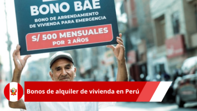 Bonos de alquiler de vivienda en Perú