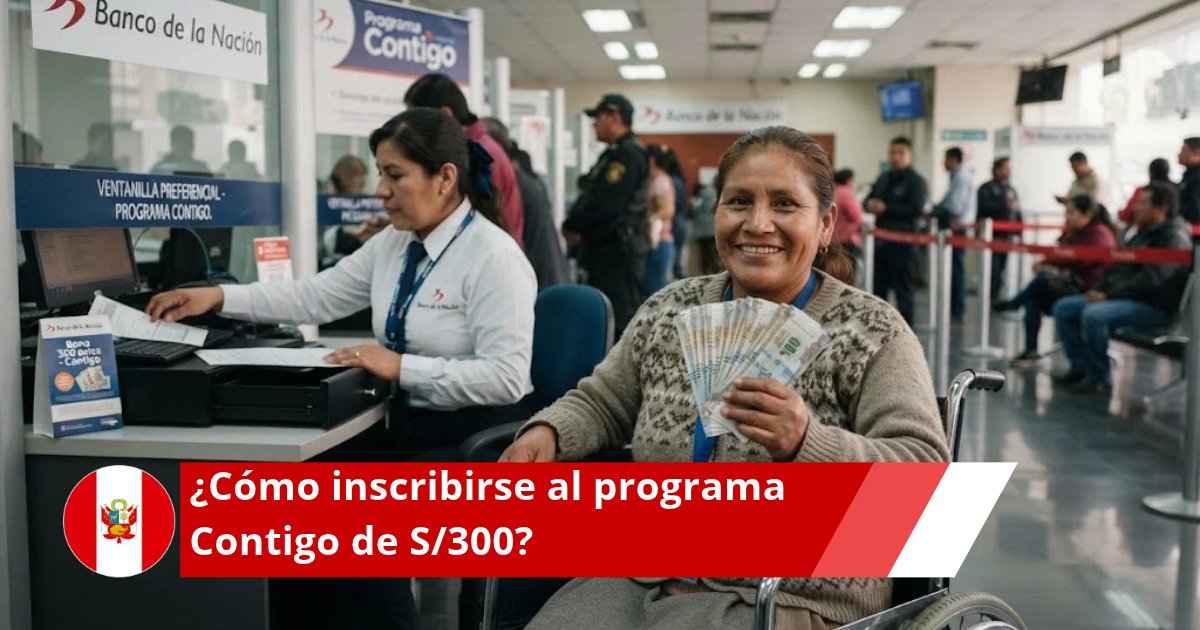 Cómo inscribirse al programa Contigo