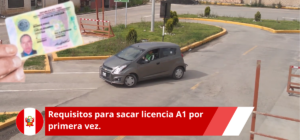 requisitos para sacar licencia A1 por primera vez