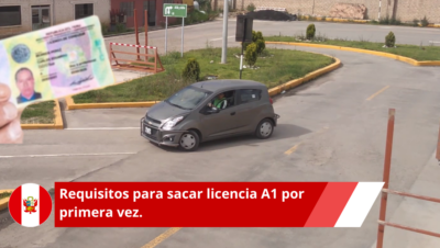 requisitos para sacar licencia A1 por primera vez